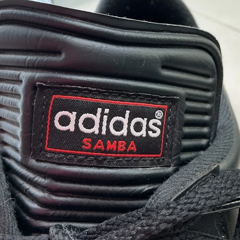 Adidas Samba Classic Black White Gum Indoor Soccer Shoes 034563 Men's Sz 11.5